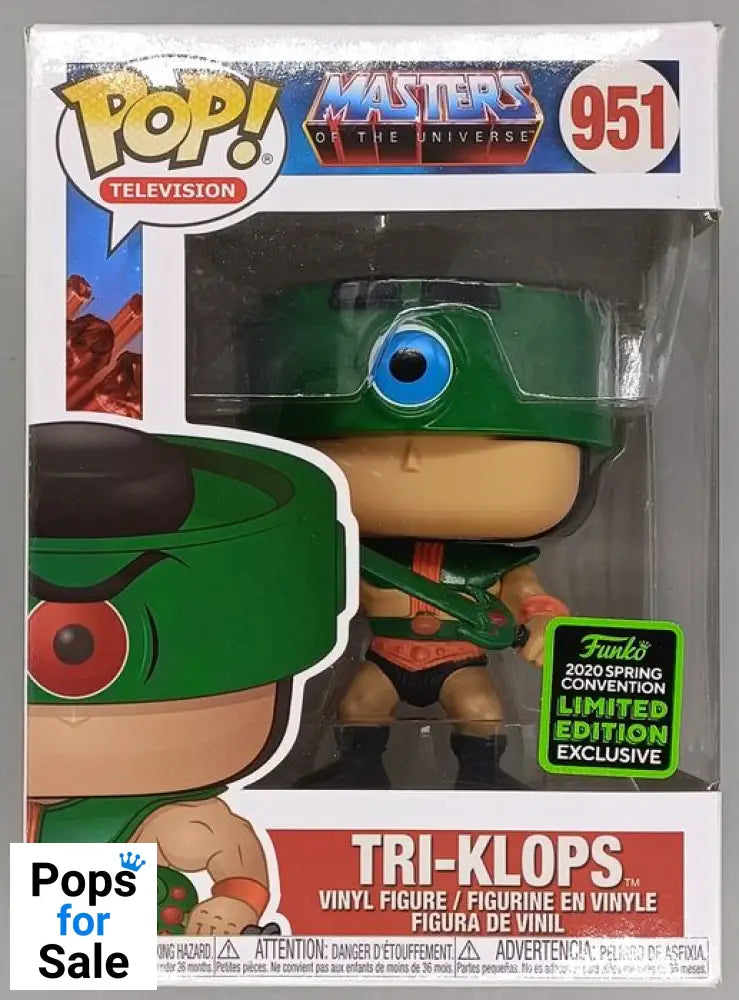 951 Tri-Klops - Masters Of The Universe - 2020 Funko POP - Box Damaged