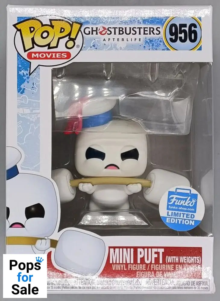 #956 Mini Puft (with Weights) Ghostbusters Afterlife Box Damaged Funko POP