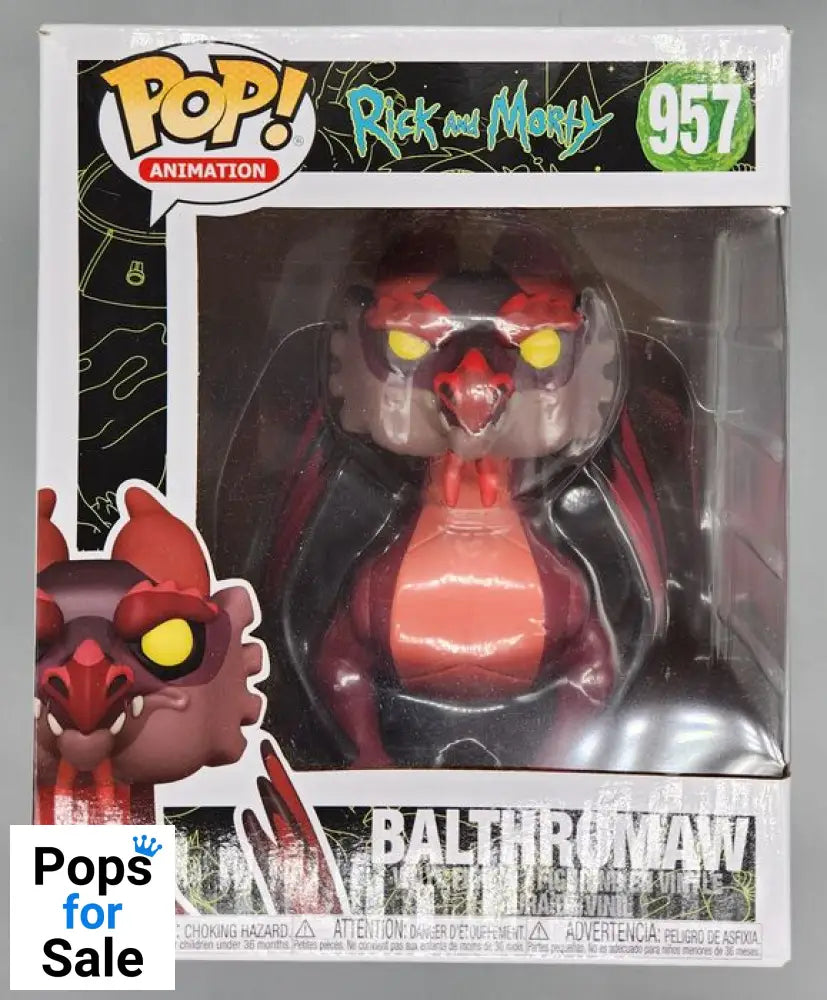 #957 Balthromaw - 6 Inch - Rick and Morty - Box Damaged Funko POP