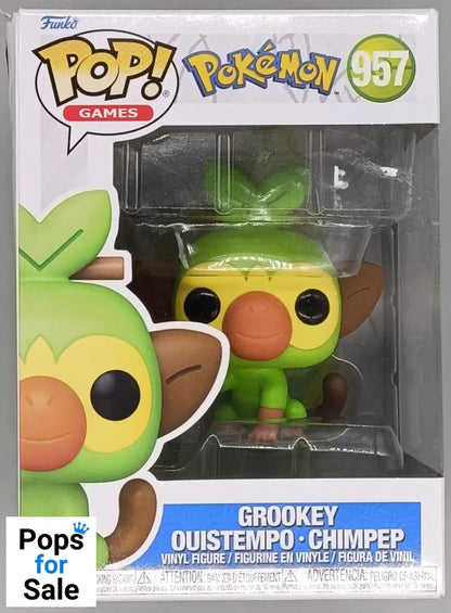 #957 Grookey - Pokemon - Funko POP - Box Damaged