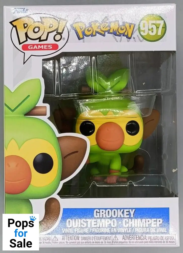 957 Grookey - Pokemon Funko POP - Brand New