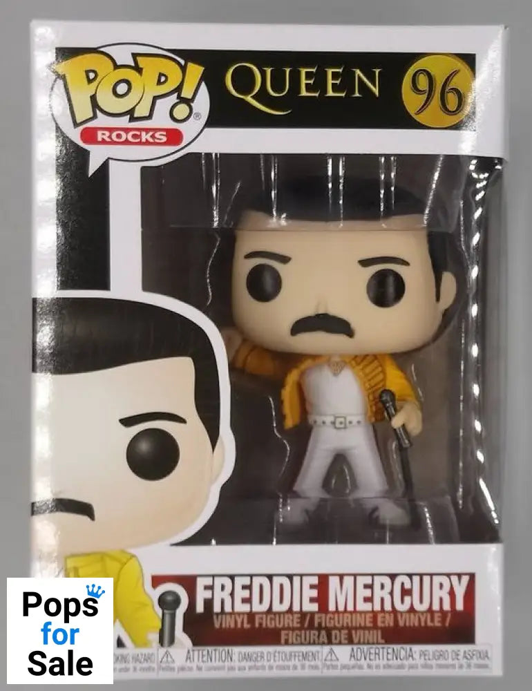 96 Freddie Mercury (Wembley 1986) - Rocks - Queen Funko POP