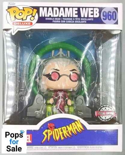 960 Madame Web Deluxe - Marvel Spider-Man - Box Damaged Funko POP