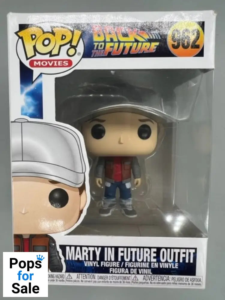 962 Marty (in Future Outfit) Back to the Future - Box Damaged Funko POP