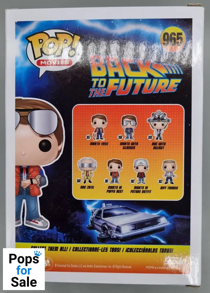 965 Marty (Checking Watch) - Back to the Future - 2020 Con Funko POP