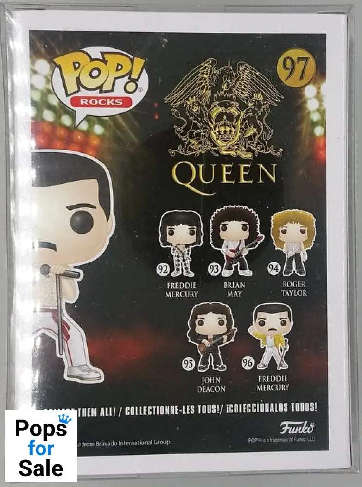 #97 Freddie Mercury - Diamond - Queen - Rocks Funko POP