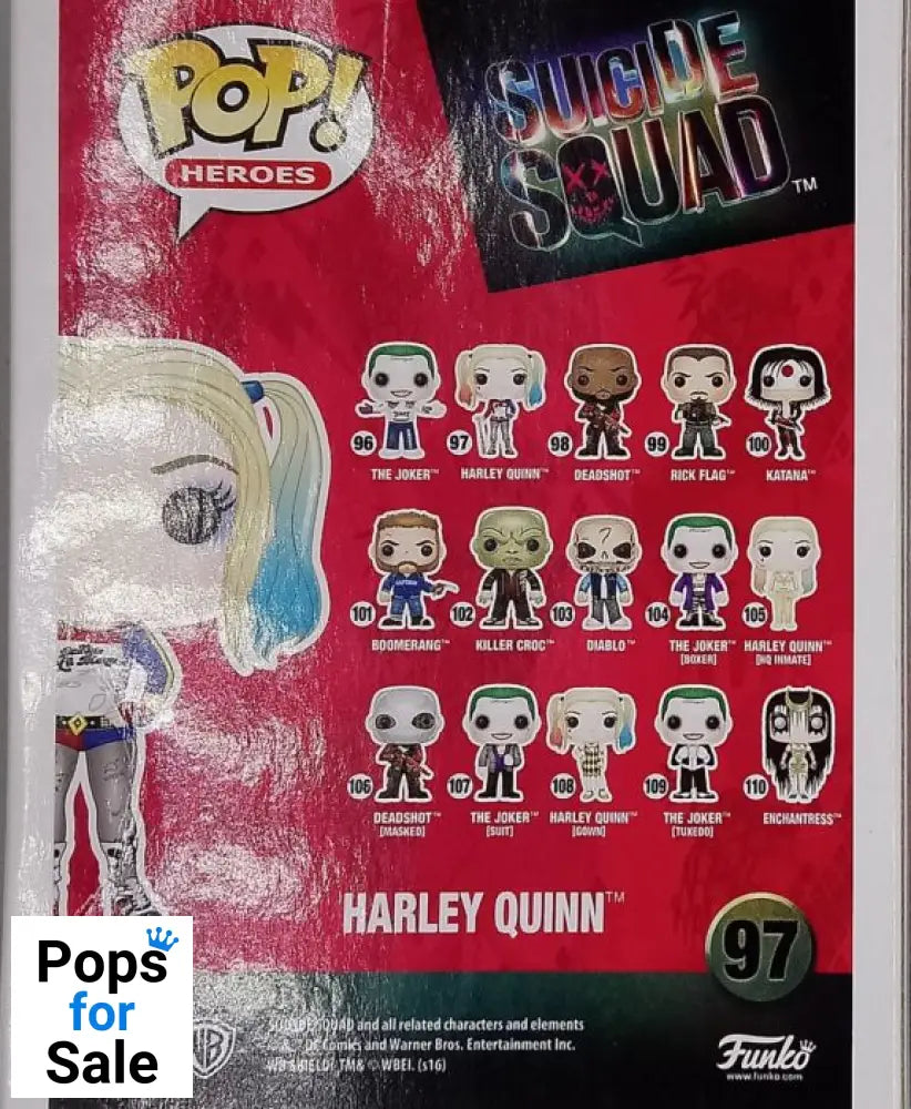 #97 Harley Quinn - DC Suicide Squad - Box Damaged Funko POP