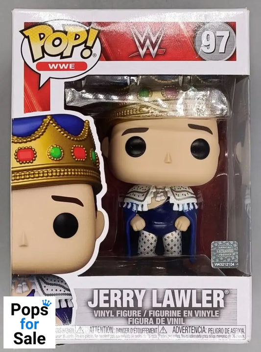 #97 Jerry Lawler - Metallic - WWE - Box Damaged Funko POP