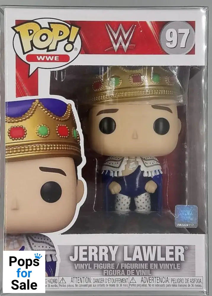 #97 Jerry Lawler - Metallic - WWE Funko POP