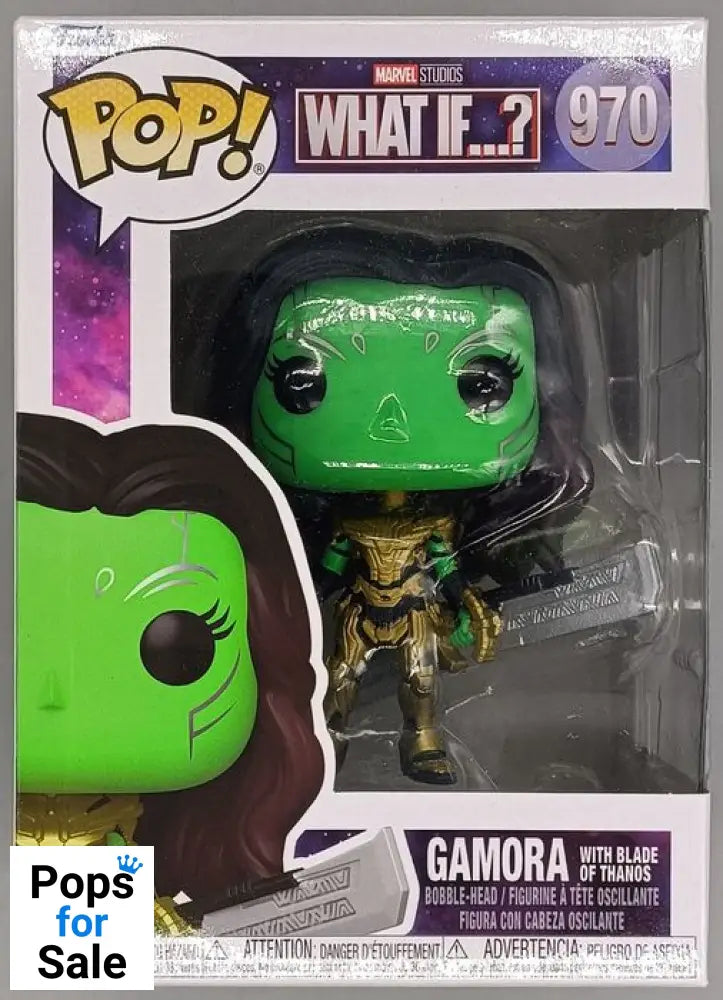 #970 Gamora (with Blade of Thanos) Marvel What if.. - Box Damaged Funko POP