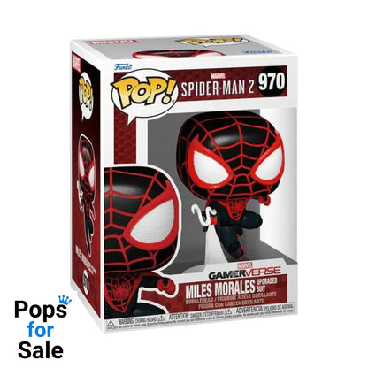 970 Miles Morales Upgraded Suit - Marvel Spider-Man 2 Game - Brand New Funko POP