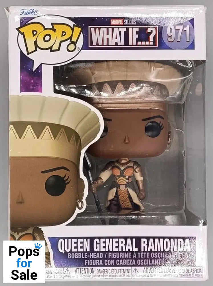 #971 Queen General Ramonda - Marvel What if...? Box Damaged Funko POP