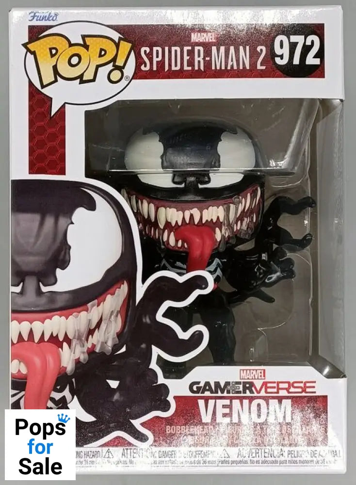 972 Venom - Marvel Spider-Man 2 Game - Brand New Funko POP