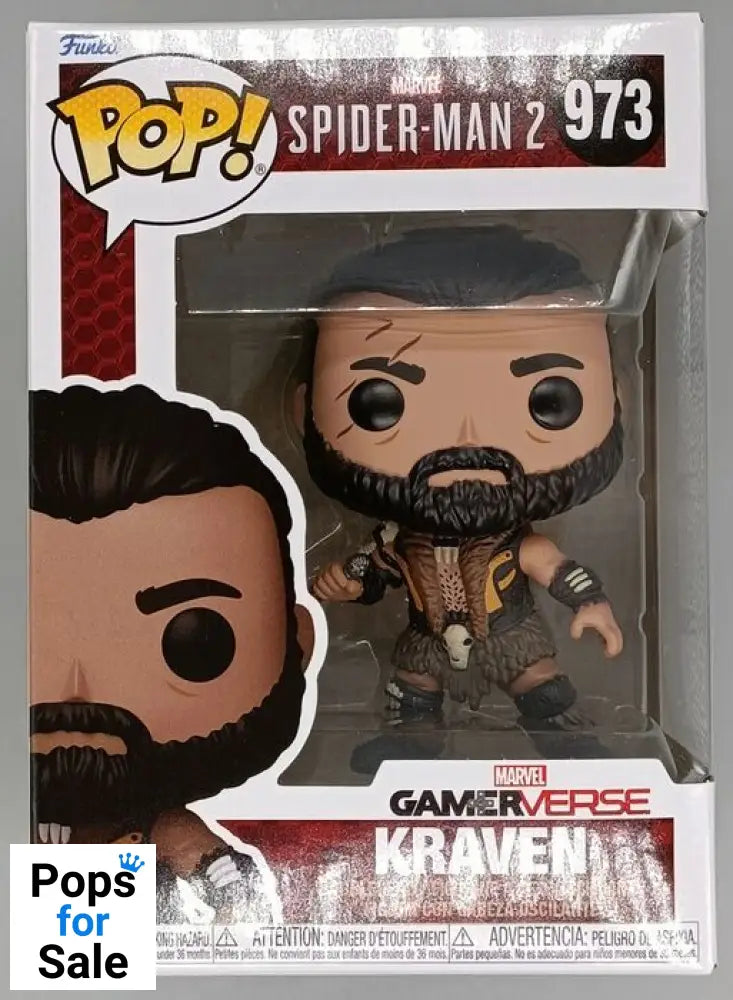 973 Kraven - Marvel Spider-Man 2 Game - Brand New Funko POP