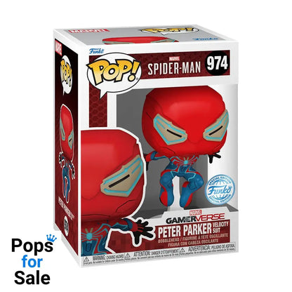 974 Peter Parker Velocity Suit - Marvel Spider-Man 2 Game Funko POP Preorder