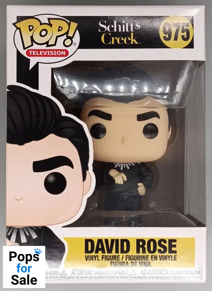 975 David Rose - Schitt's Creek Funko POP - Box Damaged