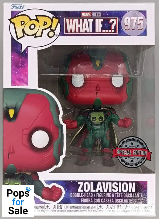 #975 ZolaVision - Marvel What if...? - Box Damaged Funko POP