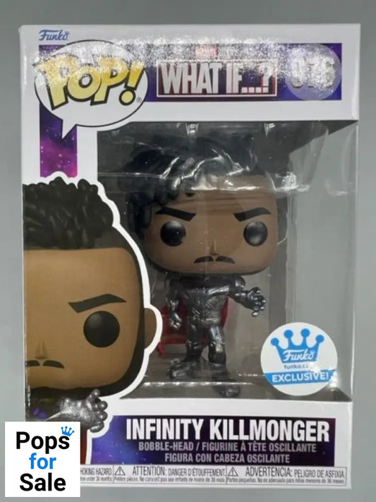 #976 Infinity Killmonger (Reaching) Marvel What if... Box Damaged Funko POP