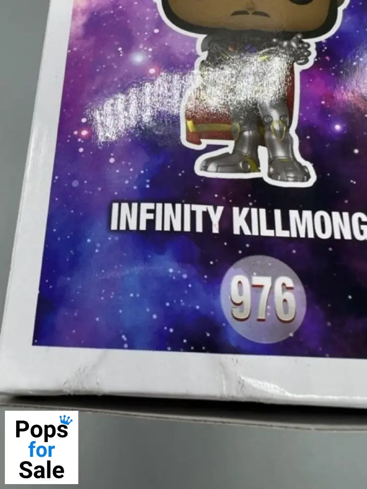 #976 Infinity Killmonger (Reaching) Marvel What if... Box Damaged Funko POP