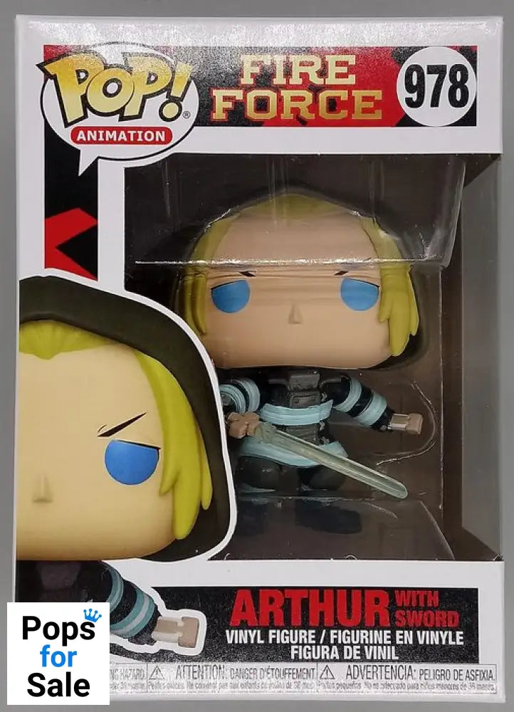 #978 Arthur (with Sword) - Fire Force Funko POP