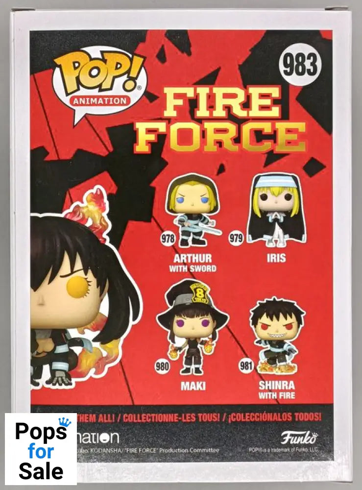 #983 Tamaki - Glow - Fire Force Funko POP