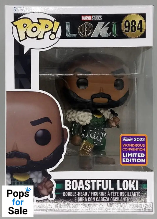 #984 Boastful Loki - Marvel Loki - 2022 Con Funko POP