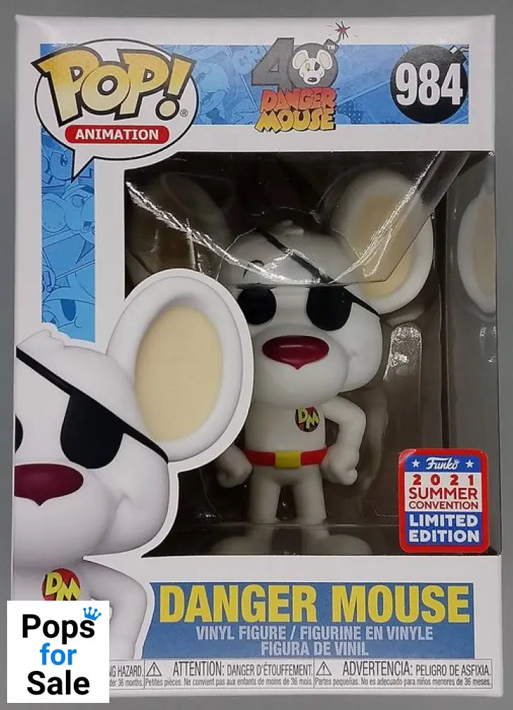 #984 Danger Mouse - 2021 Con Funko POP