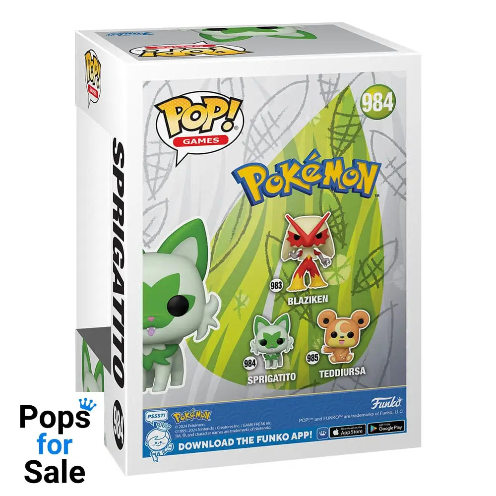 984 Sprigatito - Pokemon New Funko POP