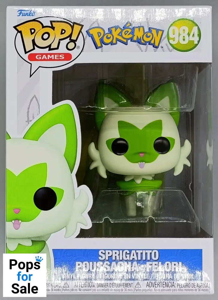 984 Sprigatito - Pokemon New Funko POP