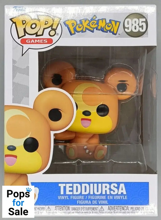 985 Teddiursa - Pokemon Funko POP - Brand New