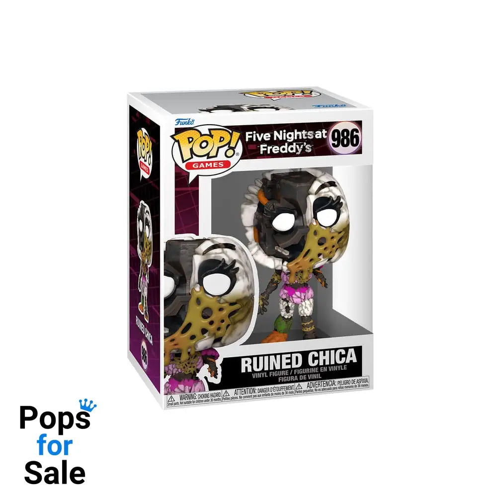 986 Ruined Chica - Five Nights at Freddy's: Security Breach Funko POP Preorder
