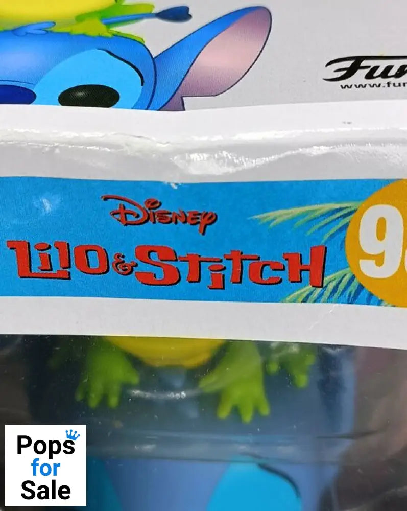 986 Stitch (with Frog) - Disney Lilo & Stitch - Box Damaged Funko POP