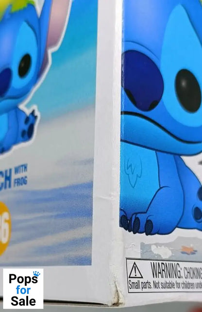 986 Stitch (with Frog) - Disney Lilo & Stitch - Box Damaged Funko POP