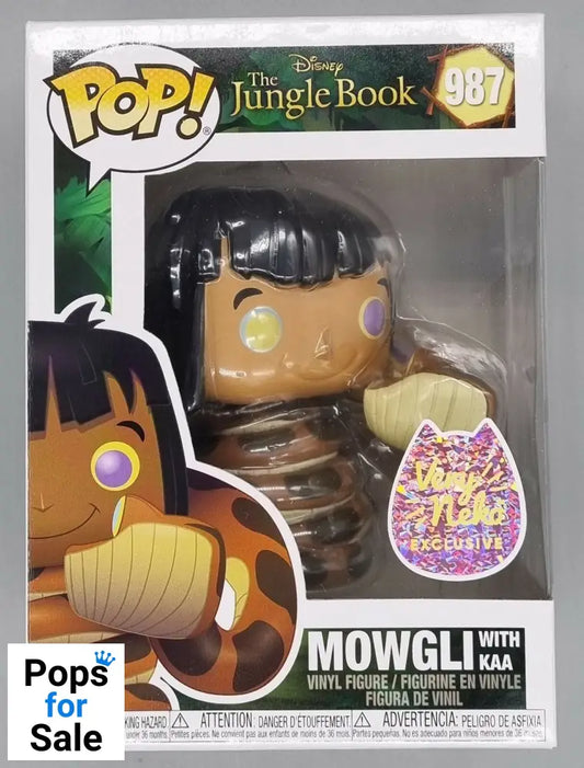 987 Mowgli (with Kaa) - Disney Jungle Book - Funko POP