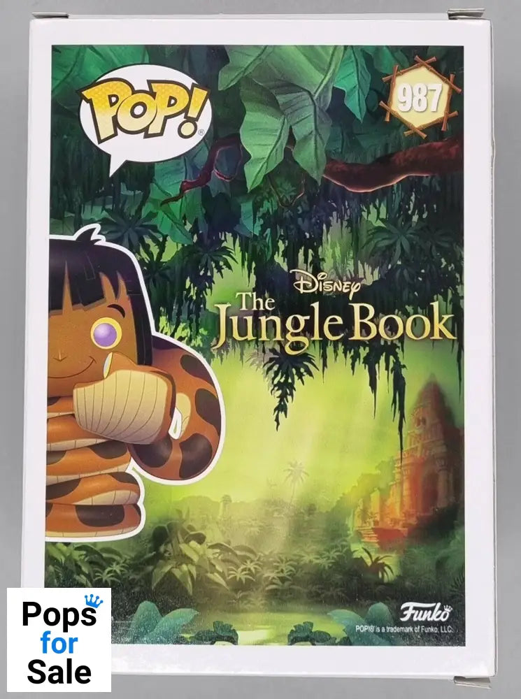 987 Mowgli (with Kaa) - Disney Jungle Book - Funko POP