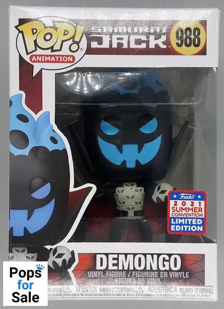 #988 Demongo - Samurai Jack - 2021 Con Funko POP