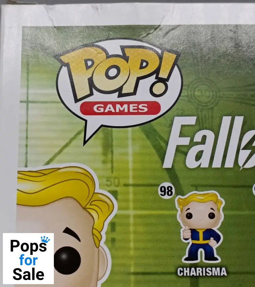 #99 Adamantium Skeleton (Vault Boy) - Fallout - Box Damaged Funko POP