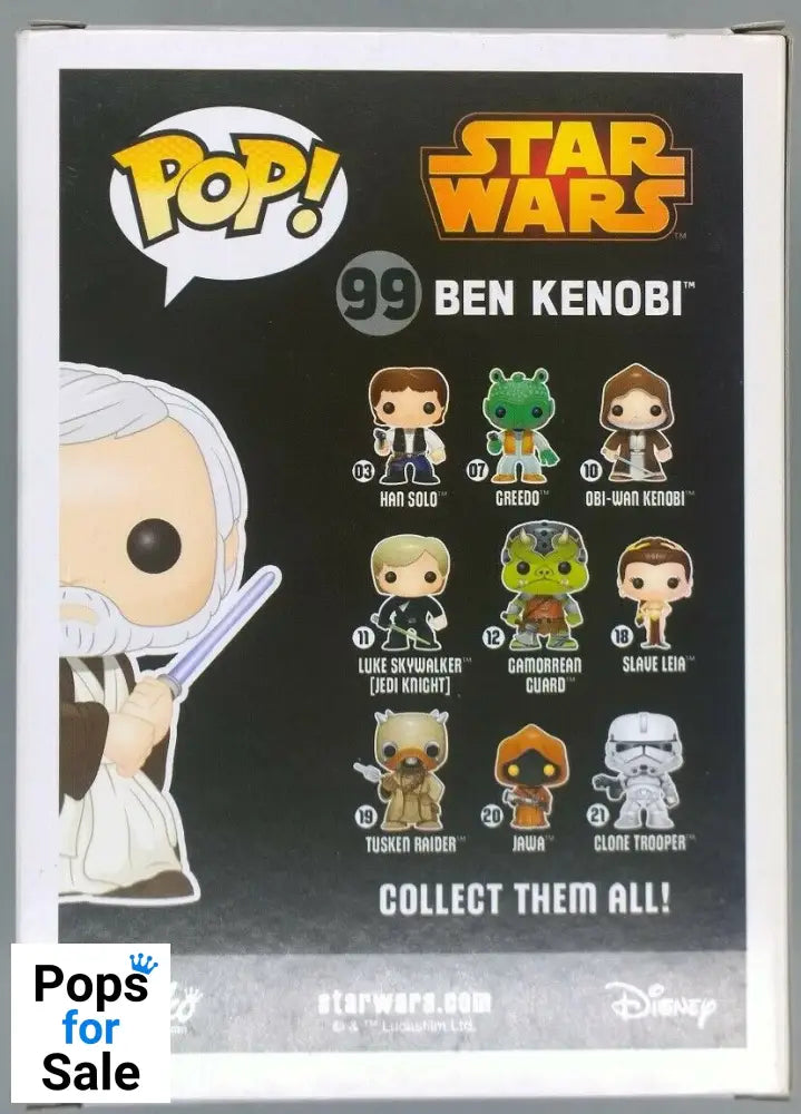 #99 Ben Kenobi - Star Wars - Smugglers Bounty Exclusive Funko POP