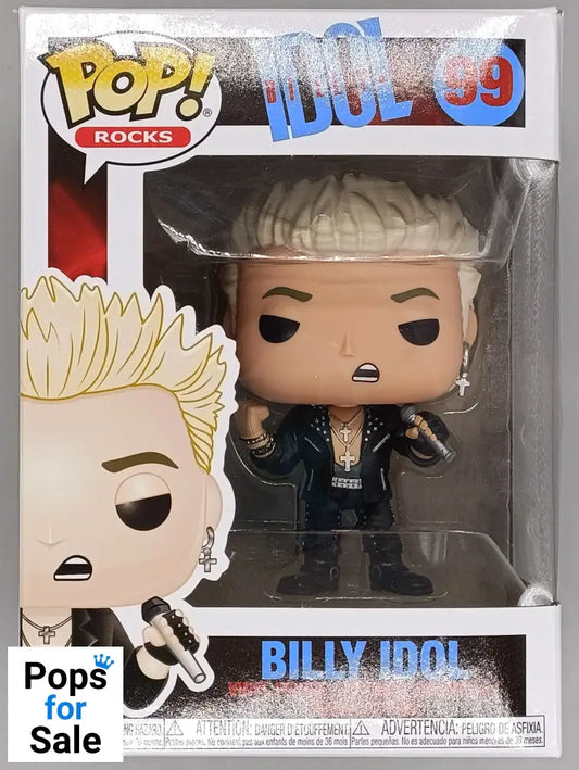 #99 Billy Idol - Rocks - Box Damaged Funko POP