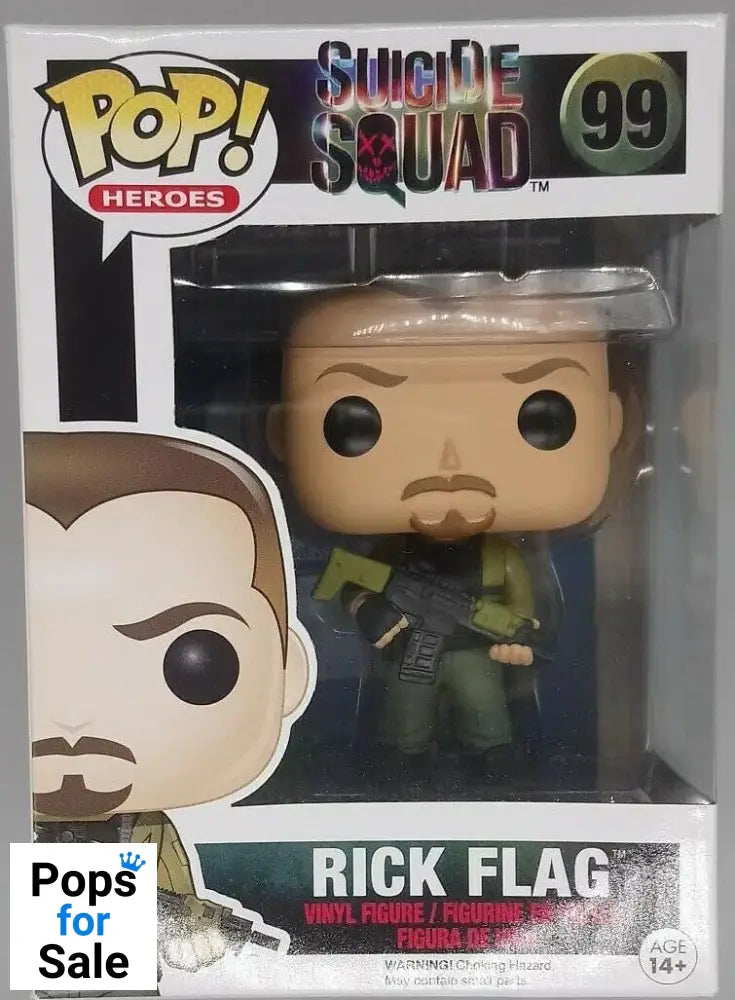 99 Rick Flag - DC Suicide Squad - Funko POP - Box Damaged