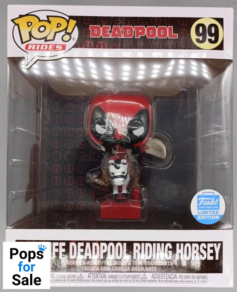 #99 Sheriff Deadpool Riding Horsey - Marvel - Rides Funko POP