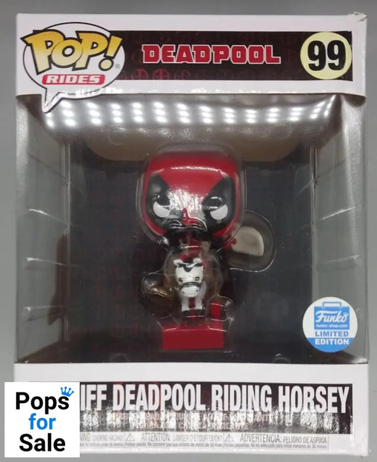 99 Sheriff Deadpool Riding Horsey - Marvel - Rides - Funko POP - Box Damaged