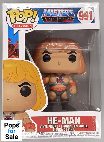 991 He-Man (Raising Sword) Masters Of The Univererse Funko POP - Box Damaged