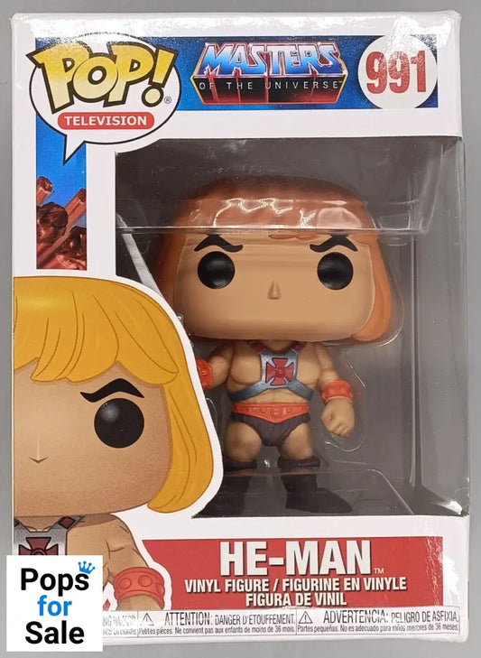 991 He-Man (Raising Sword) Masters Of The Univererse Funko POP - Box Damaged