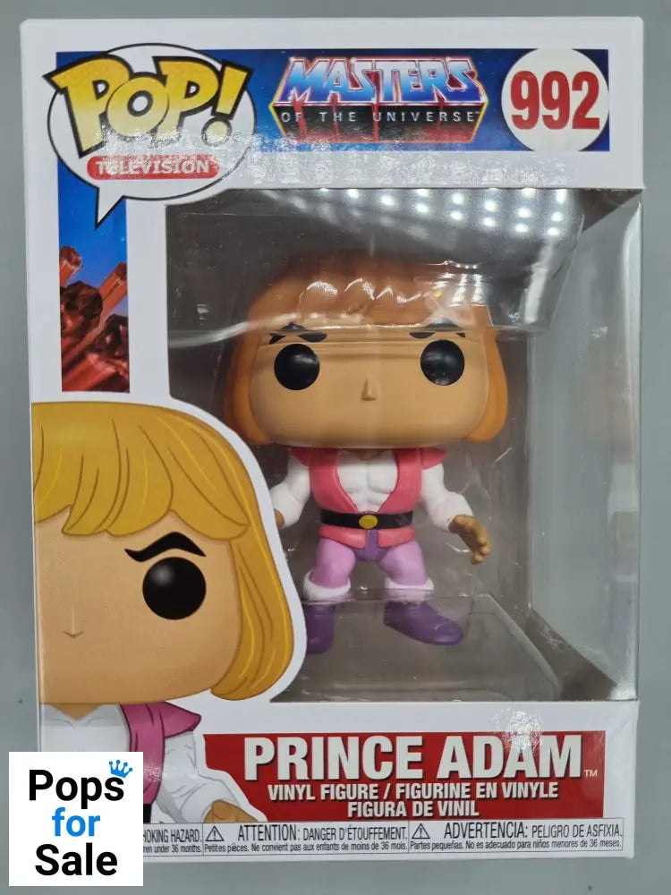 992 Prince Adam - Masters of the Universe Funko POP - Brand New