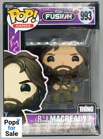 993 R.J. MacReady - The Thing - Funko Fusion Box Damaged Funko POP