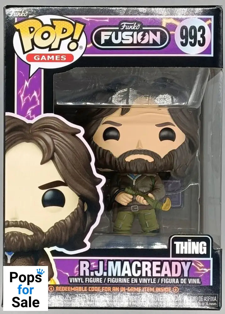 993 R.J. MacReady - The Thing - Funko Fusion New Funko POP