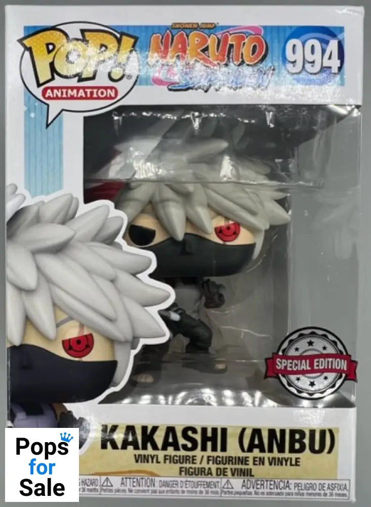 #994 Kakashi Anbu - Naruto Shippuden - Box Damaged Funko POP