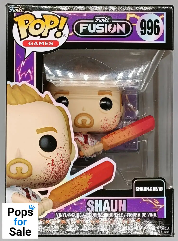 996 Shaun (Bat) - Shaun of the Dead - Funko Fusion Funko POP