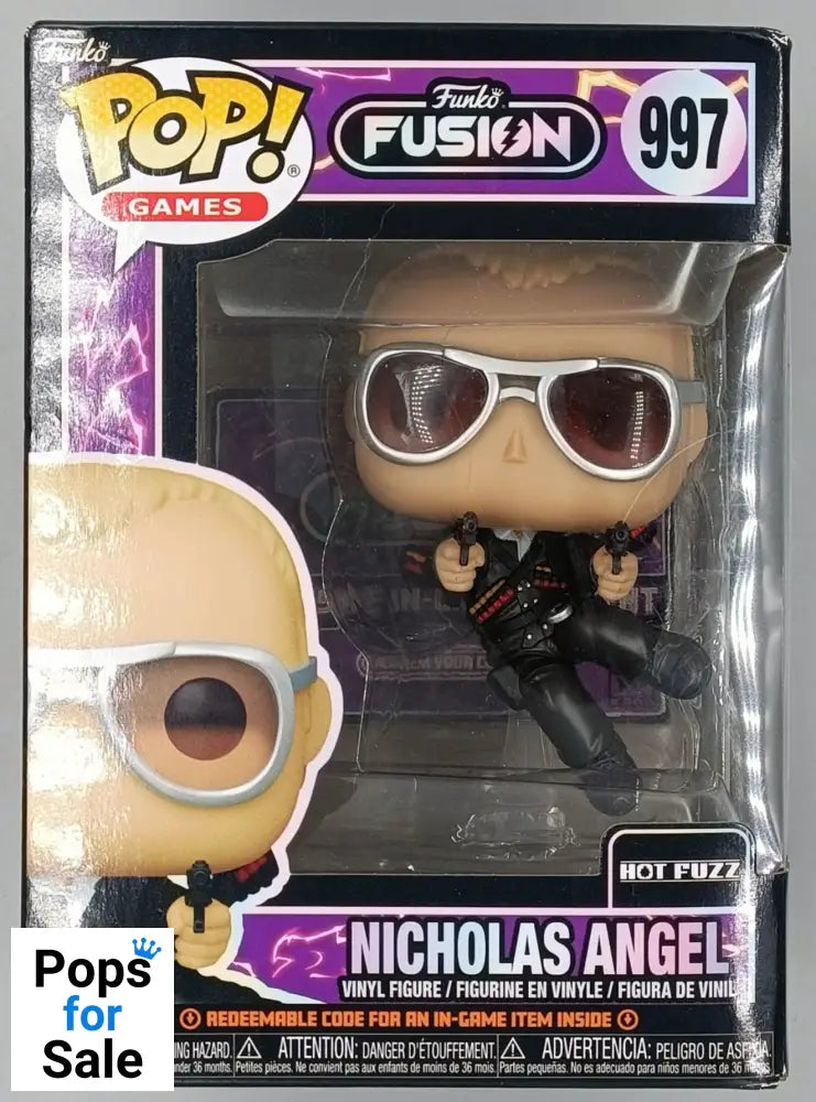 997 - Nicholas Angel - Hot Fuzz - Funko Fusion Box Damaged Funko POP